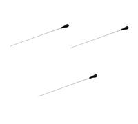VICASKY 3 unidades de madera de alta calidad varilla de conductor negro para orquesta y coros mango ergonómico para actuaciones profesionales y música con estilo