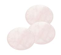 VICASKY 3 unidades de pestañas falsas, sello de jade para pestañas, pestañas para extensiones de pestañas, paleta de extensiones de pestañas, paletas de cristal, pestañas adhesivas, color rosa