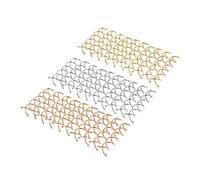 VICASKY 30 horquillas en espiral para el pelo para mujeres y niñas, doradas, plateadas, oro rosa, elegantes accesorios para el cabello para peinados altos y trenzas
