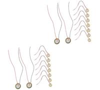 VICASKY 30piezas Discos Piezoeléctricos Para Guitarra De Transductores Acústicos Sensibilidad Alta Cable De Conexión Para Instrumentos Musicales