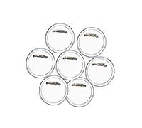 VICASKY 36 piezas acrílico diseño botón transparente Pines de Solapa para suministros de manualidades Diámetro Insignias personalizadas para diseñar logotipos e imágenes Materiales duraderos y