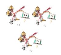 VICASKY 3juegos Kit De Arnés De Cableado Para Guitarra Eléctrica Vías Potenciómetro De Volumen y Tono De Compatible Guitarra Fácil De Instalar Bajo Ruido