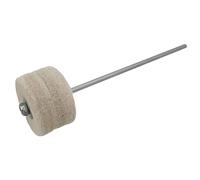 VICASKY 3piezas Batidor De Pedal De De Fieltro Doble Accesorio De Repuesto Para Instrumentos De Percusión Martillo De Pata Para Practicar Batería