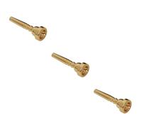 VICASKY 3piezas Boquilla De Trompeta De Cobre Dorada Accesorio Musical Para Trompetas Para Registros Altos Material De Cobre Diseño Preciso y Rendimiento Óptimo