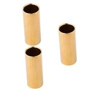 VICASKY 3piezas Brass Guitar Slide Finger Sleeve for Electric Guitar Bass Slider for Enhanced Sustain Bright Sound