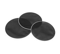 VICASKY 3piezas Cabezas De Tambor De Malla Doble Capa Pieles Silenciosas Para Reducción De Ruido Accesorios De Tambor