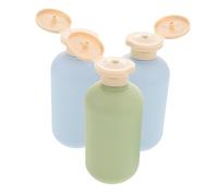 VICASKY 3piezas Combinación de Botellas de Lavado Rellenables de Botellas de Viaje para Champú y Acondicionador Uso Hotel y Viaje