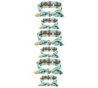 VICASKY 3piezas Conjunto De Diademas Para Bebés y Niño Niña Orejas De Conejo Accesorios De Cabello Turquesa Para Mamá Hijo Para Bautizos y Celebraciones