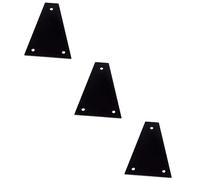 VICASKY 3piezas Cubierta De Barrotes De Aluminio Para Guitarras Eléctricas y Accesorio y Práctico Color Negro