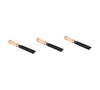 VICASKY 3piezas Fret Crowning File Tool Para Guitarras y Bajos Luthier y Mango De Madera Para De Instrumentos Musicales