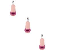 VICASKY 3piezas Kit De Cuidado De Uñas Para Bebés Rosa Cortauñas Tijeras y De Seguridad Para Recién Nacidos y Niño Niña Pequeños Set De Manicura Portátil y Duradero