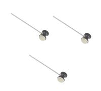 VICASKY 3piezas Pedal De Tambor Batidor De Fieltro y Mango De Acero Inoxidable Accesorios De Instrumentos De Percusión Compatible Tambores