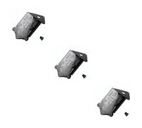 VICASKY 3piezas Tailpiece De Guitarra Con Cubierta y Tornillos Para Mandolina De Cuerdas Diseño Decorativo y Acabado Brillante Color Negro Reemplazo Para Fabricantes De Instrumentos