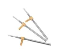 VICASKY 3piezas Tornillos De Arco Para Violín Metal Varillas Roscadas Repuesto Para Arco De Violín Herramienta De Instrumento