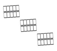 VICASKY 3sets Guitarra Accesorios Plástico Pickup Marco Pickup Contorno Frontera Cubiertas para Tienda Música 10 Piezas * 3