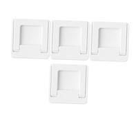 VICASKY 4 cerraduras de puerta seguras para niños, instantáneas, vasos de farmacia, portátiles, lazos, armarios, puertas, estanterías, puertas, gadget, pantalla, cerraduras, correas, atrapa color Abs