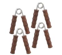 VICASKY 4 Ejercitadores de Mano de Madera para Fortalecer Dedos y Muñeca, Entrenador de Agarre Portátil para Gimnasio y Rehabilitación, Herramienta Masaje Manos, Kit para Ejercicios