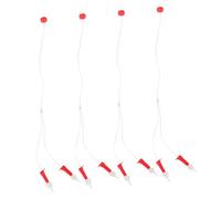 VICASKY 4 juegos de tubos de bolsas de goteo de plástico de alta calidad para riego eficaz de plantas sistema de infusión automático con válvula de rodillo para dosificación precisa solución nutritiva