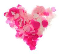 VICASKY 4 Paquetes de Confeti de Corazón, Corazones de Papel, Chispas Rojas Y Rosas, Chispas Grandes, Papel de Seda Pequeño, Confeti para Mesas Grandes, Decoraciones para Fiestas, Globos para Mesas Y