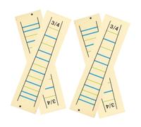 VICASKY 4 pegatinas para violín para teléfono móvil, instrumentos para diapasón de violín, cinta para los dedos, pegatinas extraíbles, pegatinas para bandas de guitarra, marcadores de entrenamiento