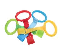 VICASKY 4 Piezas Anillo Para Tirar De La Cuna Barra De Levantamiento De Bebé Anillo De Cuna Recién Nacido Anillo De Tiro Del Parque Anillo De Fuerza Del Brazo Niño Pequeño El Plastico
