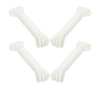 VICASKY 4 Piezas Cuerda y Desarrollo de Algodón Absorbente para Riego Automático de en Maceta , Grosor 4 Mm , Material Poliéster-algodón , Adecuado para Riego en Vacaciones