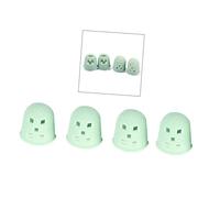 VICASKY 4 Piezas De Dedos De Guitarra Protector De Pulgar Protector De La Punta De Los Dedos De La Guitarra Tapas De os De De os Para Ukelele Green