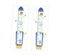 VICASKY 4 Piezas Pegatina De Altura Tabla De Medidas De Altura De Los Niños Etiqueta De La Pared De La Tabla De Altura Animal De Polivinilo Niño Pequeño Mesa De Medición Interior