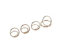 VICASKY 4 Piezas púa de guitarra plumillas de guitarra herramienta de práctica de acordes de guitarra plectros para guitarra y ukelele plectros para guitarra ukelele y oud Golden