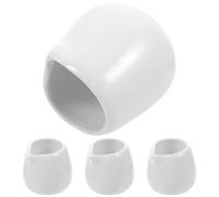 VICASKY 4 Tazas de Cerámica Mini para Salsa, Leche y Condimentos, sin Asas, Aptas para Restaurante y Uso en Cocina, Recipientes para Salsas Calientes y Frías, Vajilla para Servir