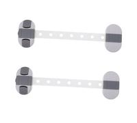 VICASKY 4 unids autoadhesivos para refrigerador y cerradura de puerta de armario para jóvenes niñas y niños pequeños instalar ajustable para proteger contra