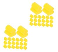 VICASKY 40 Piezas Almohadilla De Silencio Para Instrumentos Musicales Herramienta De Instrumento Práctico Silenciador De Silicona Sordo De Práctica De Trombón Gel De Sílice Metro Enchufar