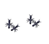 VICASKY 400 Piezas Hormigas De Halloween Juguetes Modelo De Hormiga Juguete De Broma De Halloween Decoración De Diseño De Escena De Halloween Decoración De Hormigas Realistas Black