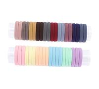VICASKY 40piezas Banda Cabello de Goma Elástica Pequeña Gomas sin Costuras para Mujer de Coleteros Duraderos Pelo Perfectos para Actividades Diarias y Uso Casual
