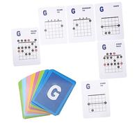 VICASKY 49piezas Gráficos De Acordes De Guitarra Eléctrica Para Niño Niña Guía Didáctica Para Principiantes Carteles Duraderos Fáciles De Leer y Prácticos Para Aprender Guitarra