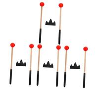 VICASKY 4juegos Baquetas Para De Lengua Soporte Mallets Para Marimba y Xilófono Perfectos Para Principiantes
