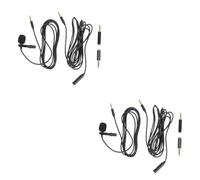 VICASKY 4juegos Kit De Micrófono Profesional De Grabación para Entrevistas y Streaming Compatible Teléfonos Cámaras y Laptops Incluye Accesorios Prácticos y Cable De Extensión De