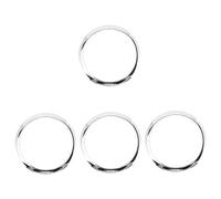 VICASKY 4piezas Abrelatas De Piel De Tambor Para Anillo Protector Para Tambor Accesorio De Percusión Duradero y Práctico