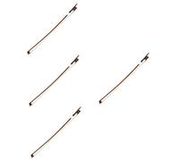 VICASKY 4piezas Arco De Violín De Madera Principiantes Arco Musical Pelo Natural Para Estudiantes y Práctica Longitud De Accesorio De Instrumento Para Aprendizaje Musical