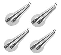VICASKY 4piezas Arpa De Boca Nacional Portátil Para Principiantes Instrumento Musical De Metal Sonido Brillante Fácil De Tocar y Transportar Para Aprender Ritmos y Melodías