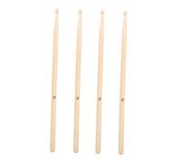 VICASKY 4piezas Baquetas De Madera Para Principiantes y Adultos De Empuñadura Cómoda y Diseño Para Práctica De Percusión y Batería