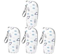VICASKY 4piezas Bolsa Térmica Aislante para Biberones para y Paseos Bebés Diseño Práctico y Material Resistente Compatible Mayoría De Botellas De Leche