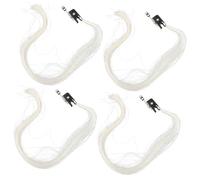 VICASKY 4piezas Cerdas De Caballo Natural Para Violín Accesorio De Reemplazo Práctico Fácil Instalación Para Estudiantes y Principiantes Cabello De Arco