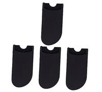 VICASKY 4piezas Cojín De Reposapulgar Para Saxofón Negro Soporte Ergonómico Para Dedos Accesorio Cómodo y Práctico Para Músicos Para