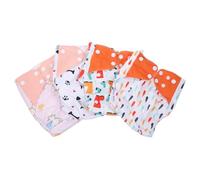 VICASKY 4piezas De Reutilizables Impermeables y Transpirables Para Bebés y Ajustables y Ecológicos Inserciones Extraíbles