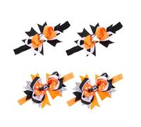 VICASKY 4piezas Diademas Elásticas Lazo para Halloween Accesorios Cabello Diadema Festival