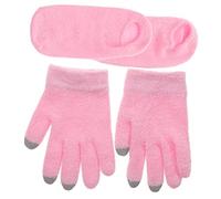 VICASKY 4piezas Guantes Mascarilla para Pies de Gel Calcetines Hidratantes para Spa para Manos Secas y Pies Agrietados