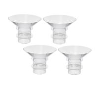 VICASKY 4piezas Inserciones Para Flanges De Extractor De Leche Accesorios De Para Extractores Portátiles Reemplazos Para Seguros y