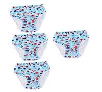 VICASKY 4piezas Pañal Bañador Reutilizable y Lavable Para Bebés y Cómodo Para Natación y Playa Entrenamiento Para Niño Niña Color Lago