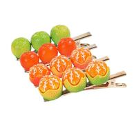 VICASKY 4piezas Simulación de Horquilla Naranja Pinzas Bonitas Pelo Accesorios Pelo para Niñas para Uso Diario